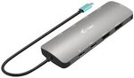 i-tec USB-C Metal Nano 2x Display Docking Station + PD 100W