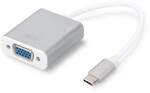 DIGITUS USB 3.0 Adapter 0,2m Typ-C zu VGA Grafik 1080p St./Bu. wei&szlig;