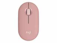 Logitech Pebble Mouse 2 M350S Rosa - Schlanke, kompakte Bluetooth®-Maus 910-007014