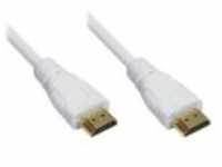 Good Connections High-Speed HDMI Anschlusskabel 0,5m Ethernet weiß 4514-005W
