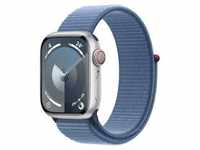 Apple Watch Series 9 LTE 41mm Aluminium Silber Sport Loop Winterblau MRHX3QF/A