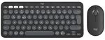 Logitech Pebble 2 Combo Graphite - Schlanke Multi-Device Bluetooth&reg;-Tastatur und