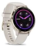 Garmin Venu&reg; 3S Elfenbein/Softgold mit Schnellwechsel-Silikon-Armband