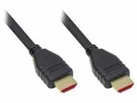 Good Connections HDMI 2.1 Kabel 8K @ 60Hz Kupfer schwarz 0,5m 4521-005