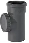 HT Safe Reinigungsrohr DN 110 mit Schraubdeckel