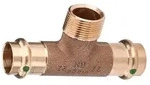 Viega Sanpress T-St&uuml;ck AG 28 mm x 3/4" x 28 mm - Modell 2217.1