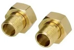 Verschraubungssatz f&uuml;r Brauchwasser-Zirkulationspumpen 1 1/4" x 1/2" AG / 15 mm