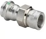Viega Sanpress Inox Verschraubung mit IG 28 mm x 3/4" - Modell 2362