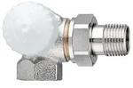 Heimeier Thermostatventil 1/2" V-exakt, Winkeleck vernickelt, Anschl. links