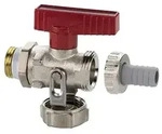 Simplex KFE Kugelhahn 1/2" (DN15) Durchgang f&uuml;r Heizung - Schwermodell vernickelt