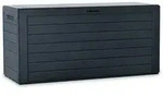 Gartentruhe Woodebox, Kissenbox, Gartenbox, UV-best&auml;ndig, abschlie&szlig;bar, anthrazit,