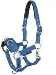 Waldhausen Longierhalfter Economic Kappzaum Nylon gepolstert, azurblau VB