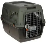 Hunde-Transportbox Eco, Flugzeug-Tiertransportbox, Katzen-Flugbox, 70x50x51,5cm