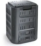 Komposter Compogreen 320 Liter, robust, wetterfest, schwarz, 70x70x80cm