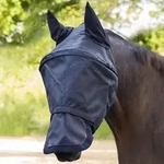 Waldhausen Fliegenmaske Premium Space mit Nasen- und Ohrenschutz, schwarz, Pony