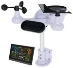 Smarte, digitale 7-in-1 Wetterstation mit WLAN -Thermometer, Hygrometer, Wind,