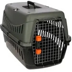 Flugzeug-Tiertransportbox Eco, Katzen-Flugbox, 60x40x38,5cm
