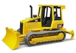 BRUDER Cat Kettendozer, Spielzeug, ab 3 Jahren, 1:16, schwenkbares Schild,