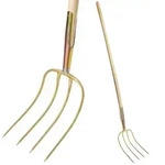 Dunggabel 4 Zinken 31x23cm, 135cm Eschenstiel