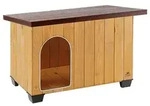 Hundeh&uuml;tte Baita 80, Hundehaus aus Kiefernholz, 95,5x65x65,5cm