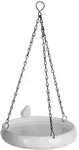 Vogeltr&auml;nke h&auml;ngend, Keramik, 500ml, &Oslash; 21cm, wei&szlig;