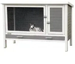 ECO-Kunststoffstall Samy - Nagerstall, Kaninchenstall, Hasenstall, 116 x 57 x 82cm