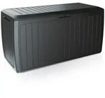 Gartentruhe Boxe Board, 290l, UV-best&auml;ndig, auf Rollen, abschlie&szlig;bar,