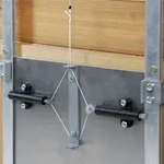 Selbstverriegelung f&uuml;r automatische H&uuml;hnerklappe, Nachr&uuml;stsatz Komplettset