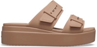 Crocs | Damen | Brooklyn Buckle Low | Sandalen | Braun | 41 207431-2Q9-W10