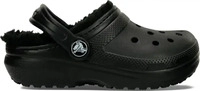 Crocs 207009-060-C7, Crocs Kinder Toddler Classic Lined Clogs Schwarz 23 Black/Black