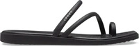 Crocs 209862-001-W10, Crocs Damen Miami Toe Loop Sandalen Schwarz 41 Black