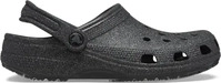 Crocs 205942-0WH-M5W7, Crocs Unisex Classic Glitter Clogs Schwarz 37 Black Glitter