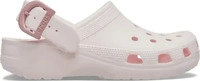 Crocs 213347-7DF-M9W11, Crocs Unisex Classic Enamel Buckle Clogs Pink 42 Bubble Ice