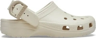 Crocs 213347-2MC-M4W6, Crocs Unisex Classic Enamel Buckle Clogs Wei&szlig; 36 Frapp&eacute;