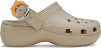 Crocs | Damen | Classic Platform Dipped Buckle | Clogs | Braun | 36...