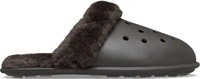 Crocs 212143-2ME-M10W12, Crocs Unisex Classic Fuzz Scuff Hausschuhe 43 Dark Cocoa