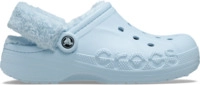 Crocs | Unisex | Baya Lined Fuzz-Strap | Clogs | Blau | 36 206633-4JQ-M4W6