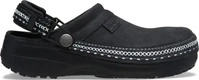 Crocs 214048-001-M10W12, Crocs Unisex Crafted Vegan Suede Stitch Clogs 43 Black