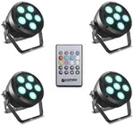 Cameo ROOT PAR 6 SET 1 - Set bestehend aus 4 x CLROOTPAR6 inkl. IR-Fernbedienung