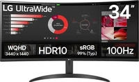 LG 34WR50QK-B.AEU, LG UltraWide 34WR50QK-B Curved-Monitor 86.4cm (34") UWQHD, VA,