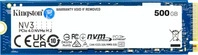 Kingston SNV3S/500G, Kingston NV3 NVMe PCIe 4.0 SSD 500GB, M.2 2280 / M-Key / PCIe