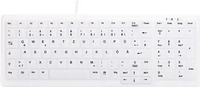 Cherry AK-C7000FA-UVS-W/GE, Cherry Hygiene Compact Keyboard with NumPad Ful -