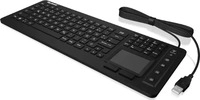 KeySonic 28089, KeySonic KSK-6231INEL - Tastatur - mit Touchpad