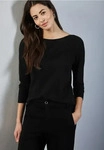 Street One CCA3030111000136, Street One Frauen Strickpullover in Schwarz, Gr: 36