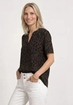 Street One CCA3466762751634, Street One Blusenshirt mit Split Neck und Print Braun