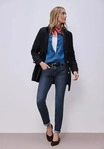Street One CCA3802261647131H, Street One Frauen Slim Leg Jeans in Blau, Gr: 31