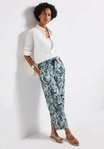 Street One CCA3791893702044D, Street One Frauen Snake Print 7/8 Wide Leg Hose in