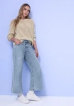 Street One CCA3805831781431E, Street One Straight Leg Jeans Blau Frauen