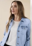 Street One CCA2129191779134, Street One Jeansjacke mit Brusttaschen und Kn&ouml;pfen Blau