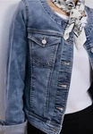 Street One CCA2129881779040, Street One Jeansjacke mit Rundhals und Knopfleiste...